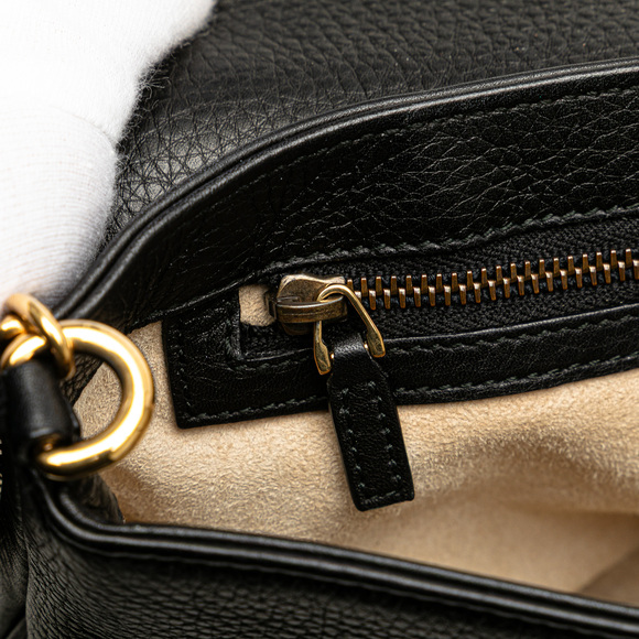 Pre-Loved Gucci Medium Leather 1973 Chain Shoulder Bag - Picture 11 of 12